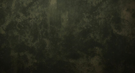 Matte green texture or background with stains, waves and grain elements. Image with place for text. Template for design	