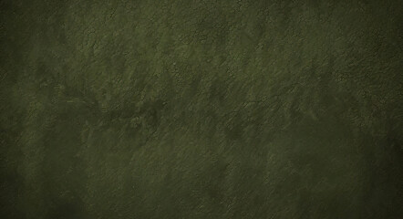 Matte green texture or background with stains, waves and grain elements. Image with place for text. Template for design	