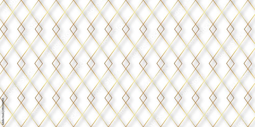 Poster abstract golden linear graphic ornament. arabian stylish seamless pattern on white background. creat