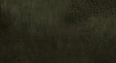 Matte green texture or background with stains, waves and grain elements. Image with place for text. Template for design	