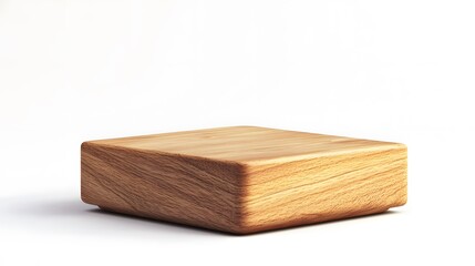 Square Wooden Platform for Product Display