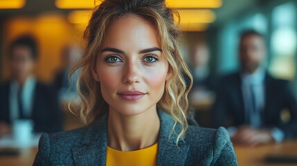 Team in a stylish conference room, discussing negotiation strategies and collaborative planning for business success.