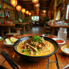 Khao Soi a Northern Thai inspired noodle dish