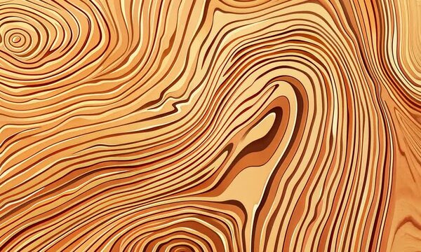 Abstract Wood Grain Pattern with Warm Colors