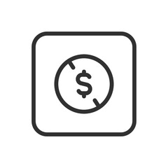 Free Rights symbol icon. Modern, simple flat vector illustration for web site or mobile app