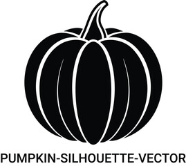 silhouette Vector pumpkin isolated 