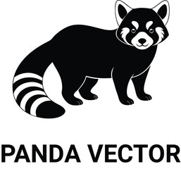 silhouette Red panda kangaroo