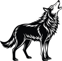 illustration of a wolf