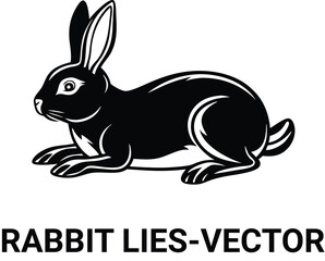 silhouette rabbit illustration