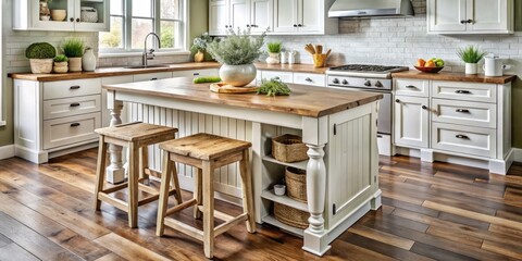 white farmhouse kitchen island distressed wood storage rustic charm farmhouse style kitchen island kitchen island with