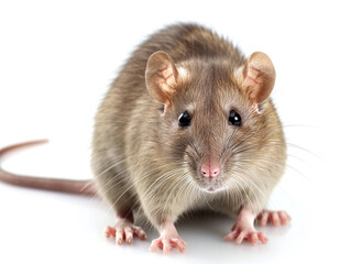 Rat Isolated on White Background