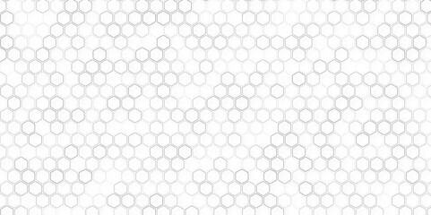 Abstract hexagon background pattern design, geometric hexagon seamless vector grid pattern background