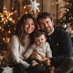 family christmas photoshoot --v 6.1 Job ID: d6da6e5a-299c-4a0a-967d-ffca8ac3c3ed