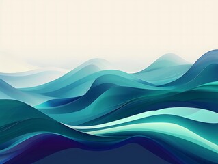 The image is a blue wave with a lot of detail. The waves are very close together, and the water is a deep blue color.