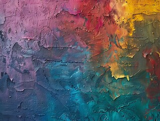 Closeup of abstract rough colorful multicolored art texture 