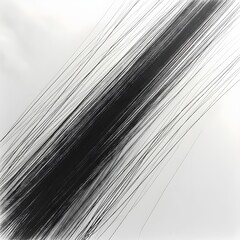 Obraz premium lines hatching grunge graphite pencil isolated on transparent