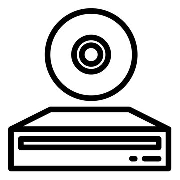 recommend clip art: optical drive, compact disc, cd rom, dvd rom, burning, computer, hardware outline icon