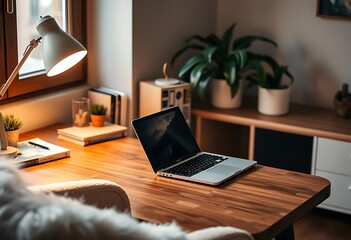 Fototapeta premium Cozy Home Office