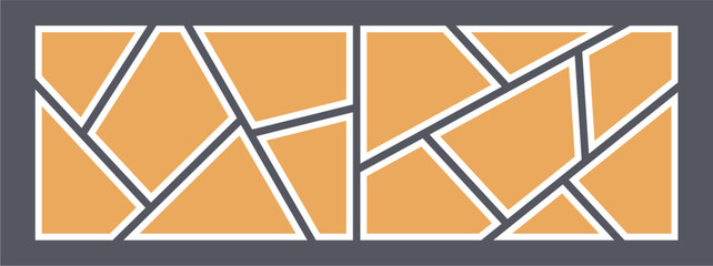 Pictures or photos frame collage. comics page grid layout abstract photo frames and digital photo wall template