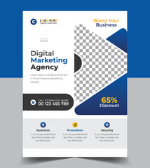 Corporate business flyer template, brochure design cover annual report and poster