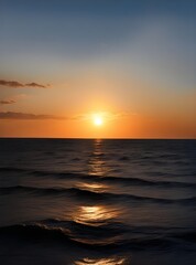 Obraz premium Sunset at Sea