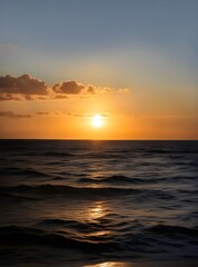 Fototapeta premium Sunset at Sea