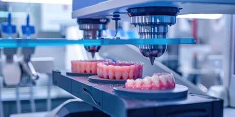 Advanced digital dental laboratory for crown and prosthetic milling using CAD CAM technology