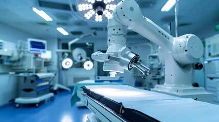 a robotic surgical system emphasizing the role of automation and precision in future medical procedures