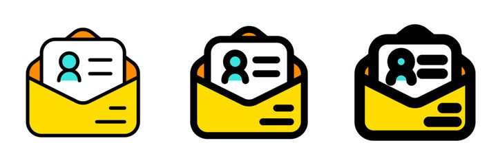 Editable cover letter, application letter, applicant, job vacancy vector icon. Work, job, office. Part of a big icon set family. Perfect for web and app interfaces, presentations, infographics, etc