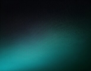 Obraz premium Black Backdrop with Green-Blue Grainy Gradient for Web Design 