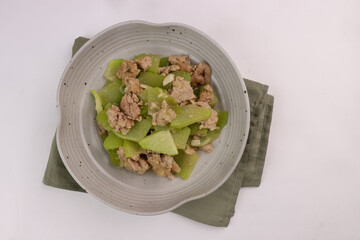 Ginisang Sayote is Filipino Sauteed Chayote.
