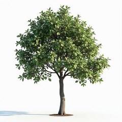Fototapeta premium 3d illustration of tree isolated on white background