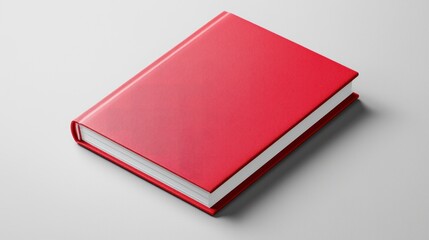 Fototapeta premium Classic Writing Tools on Hardcover Journal in Realistic 8K Resolution on White Background, generative AI