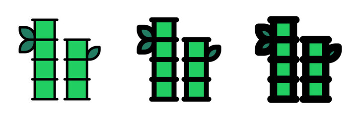 Editable bamboo vector icon. Wellness, spa, relaxation. Part of a big icon set family. Perfect for web and app interfaces, presentations, infographics, etc