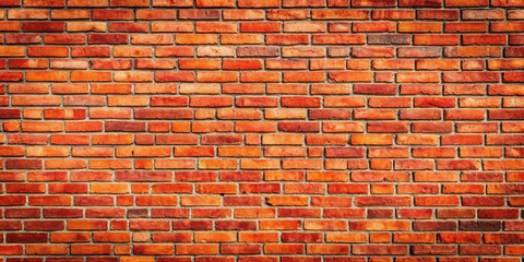 Red brick wall texture background for construction and design projects