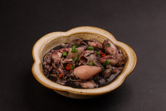 Adobong Pusit is Filipino Adobo As It Uses Squid.