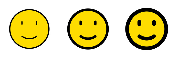 Editable slight smile expression emoticon vector icon. Part of a big icon set family. Part of a big icon set family. Perfect for web and app interfaces, presentations, infographics, etc