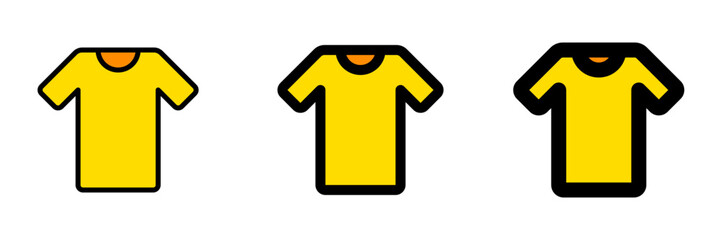 Editable t-shirt vector icon. Clothing, fashion, apparel. Part of a big icon set family. Perfect for web and app interfaces, presentations, infographics, etc