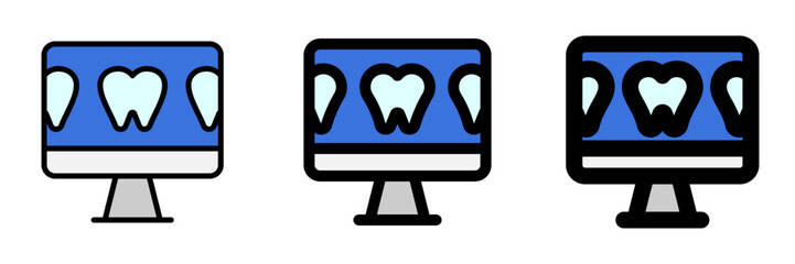 Editable dental information vector icon. Dentistry, healthcare, medical. Part of a big icon set family. Perfect for web and app interfaces, presentations, infographics, etc