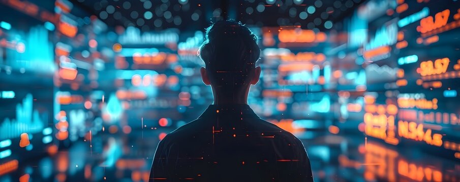 Glitched Financial Data Manipulation with Intelligence Technology