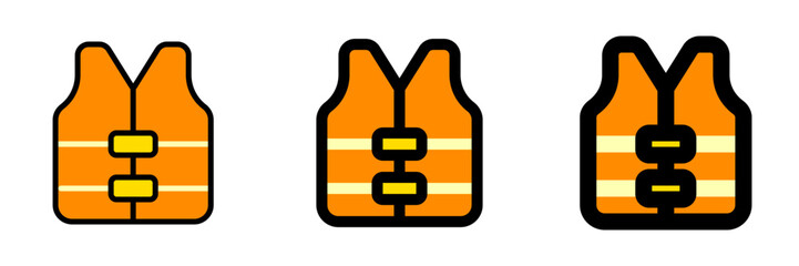 Editable lifejacket vector icon. Part of a big icon set family. Perfect for web and app interfaces, presentations, infographics, etc