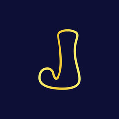 Creative Abstract J Letter Design