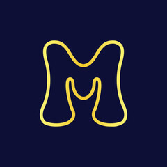 Creative Abstract M Letter Design