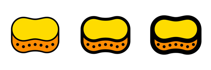 Editable cleaning sponge, scrubber vector icon. Part of a big icon set family. Perfect for web and app interfaces, presentations, infographics, etc