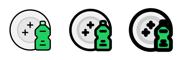 Editable dish washing vector icon. Part of a big icon set family. Perfect for web and app interfaces, presentations, infographics, etc