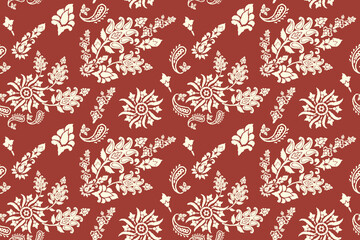 Ikat tribal Indian seamless pattern. Ethnic Aztec fabric carpet mandala ornament native boho chevron textile.Geometric African American oriental traditional vector illustrations. Embroidery style.