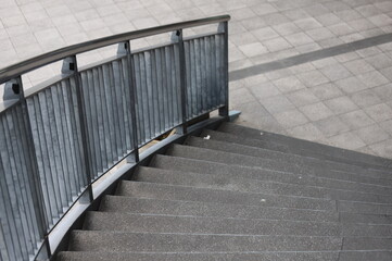 Obraz premium Staircase made of cement , Texture