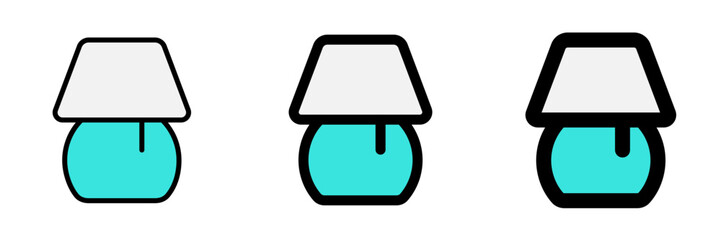 Editable table lamp, night lamp vector icon. Part of a big icon set family. Perfect for web and app interfaces, presentations, infographics, etc