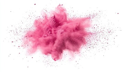 Pink dust explosion.