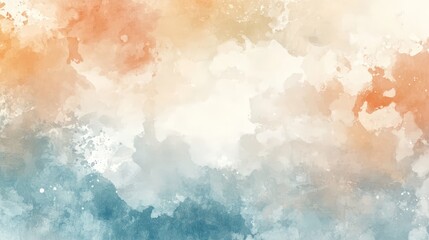 Obraz premium serene background texture with soft, flowing watercolors and gentle brushstrokes.